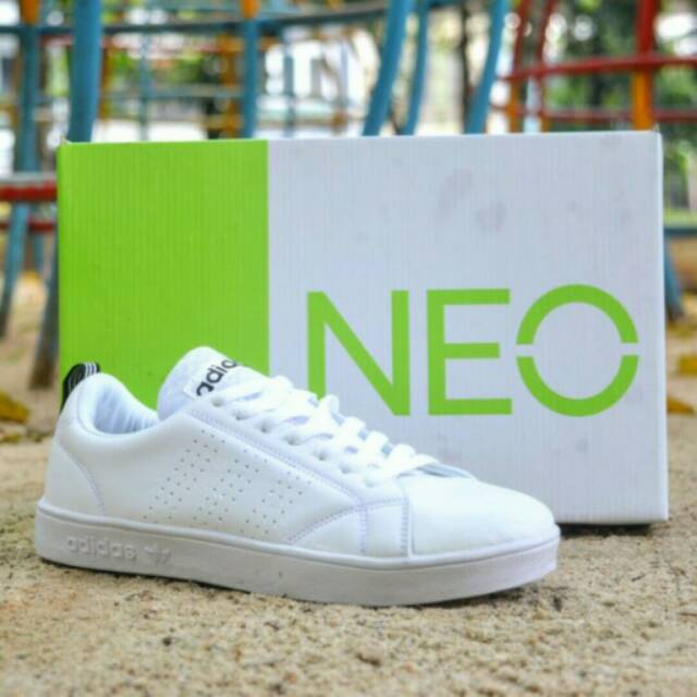 Pelearse Económico Traer Original Adidas neo advantage Shoes full white sneakers sneakers | Shopee  Philippines