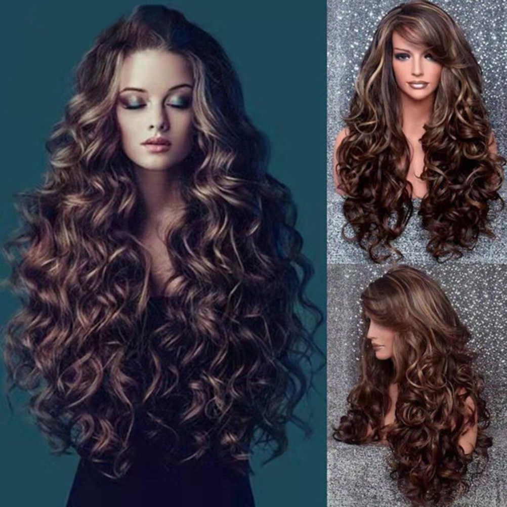 Clip In Hair Extensions Sexy Long Curly Human Hair Extensions