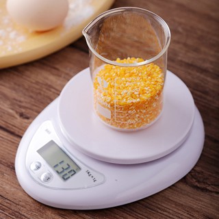 Kitchen Digital Weighing Scale With Tray LED Baking Weighing Scale Portable Food Weighing Scale 5Kg #3