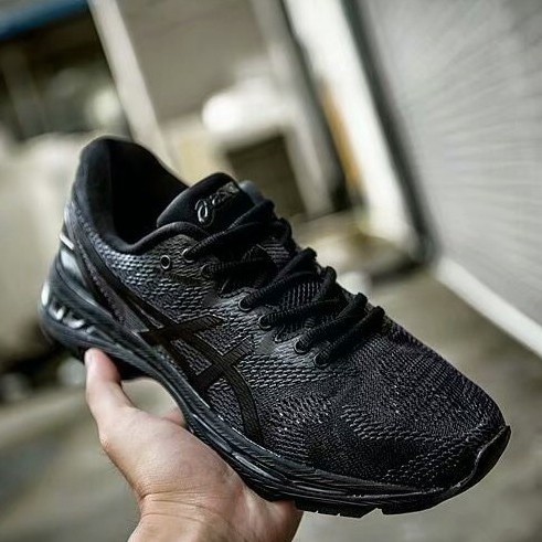 asics nimbus black mens