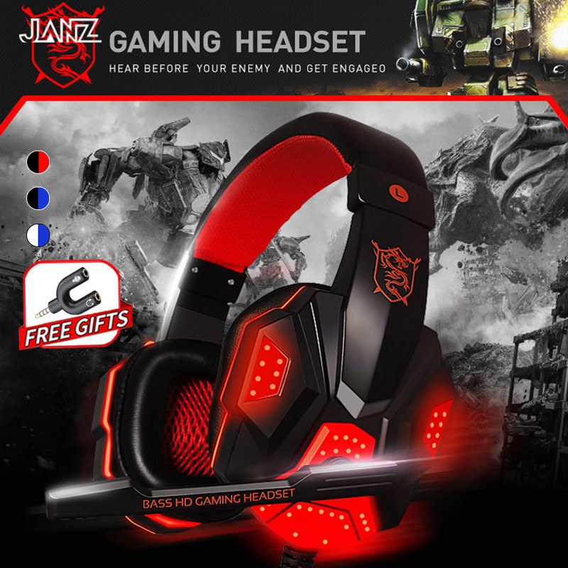 PLEXTONE PC780 Gaming Headphones LED Light ESports Over Ear Bass HD