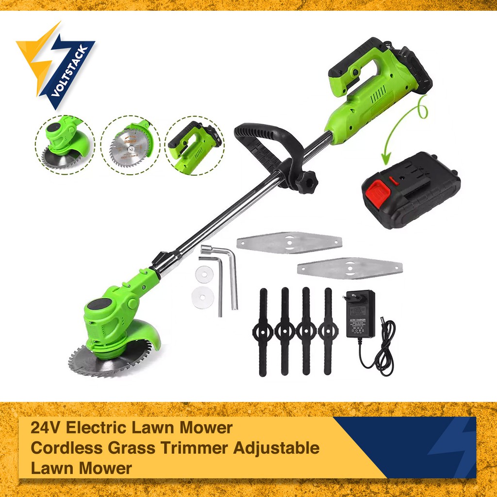 cordless brush cutter with blade