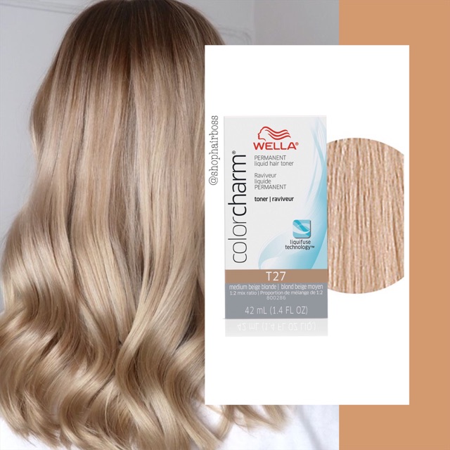 Wella Color Charm T27 Medium Beige Blonde | Shopee Philippines