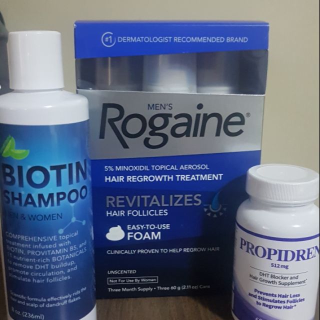 Rogaine Biotin Shampoo Propiden Shopee Philippines