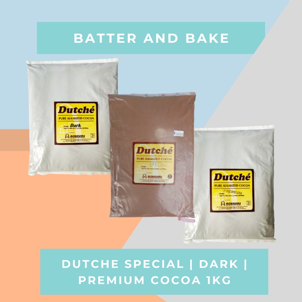 Dutche Pure Alkalized Cocoa powder Special Dark Premium 1kg Expiration