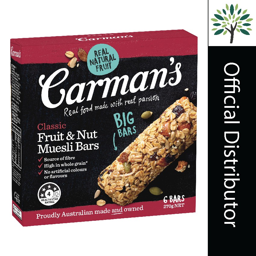 carman's protein muesli bars