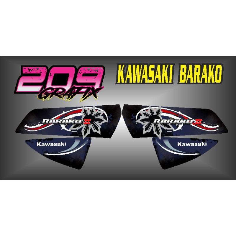 kawasaki barako decals sticker Shopee Philippines