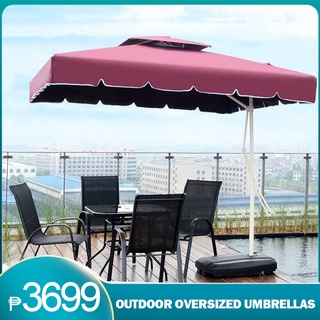 2.5M Multifunctional Umbrella Cantilever Umbrella Patio Beach Outdoor Garden Big Umbrella Sun Shade