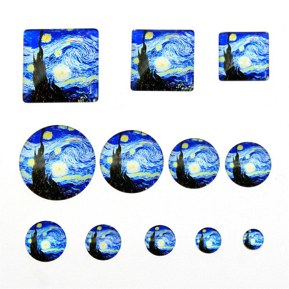 flat back glass beads