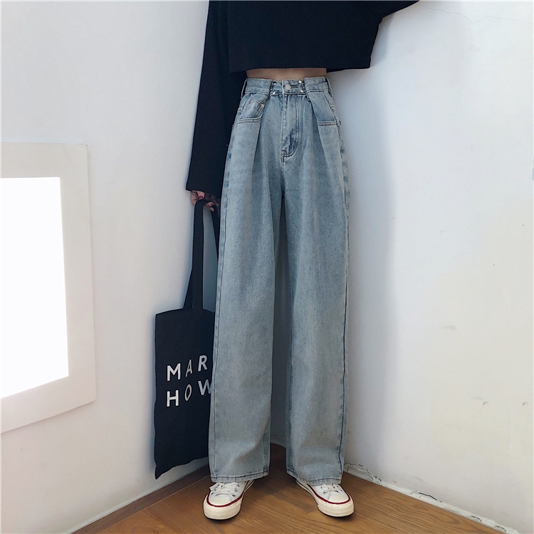 wide leg colored jeans