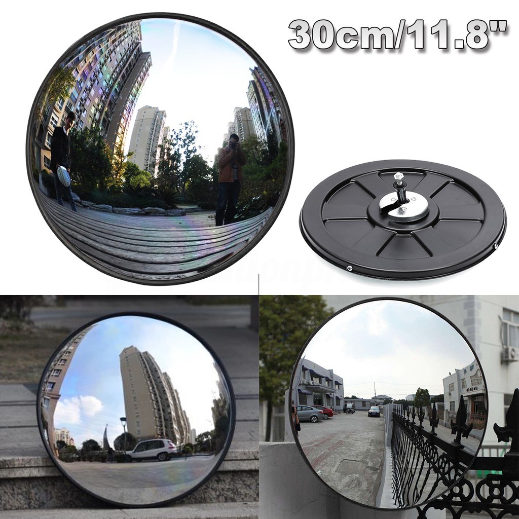 LYNICESHOP Wide Angle Convex Mirror for Traffic Security Mirror Installed at Outdoor Traffic Blind Spots and Corners Convex Mirror for Driveway Warehouse Store Security 24
