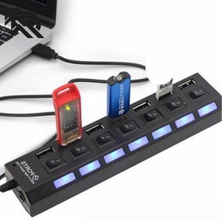 7 ports USB Hub Hi-Speed 2.0 Hub 480Mbps On/Off Switch | Shopee Philippines