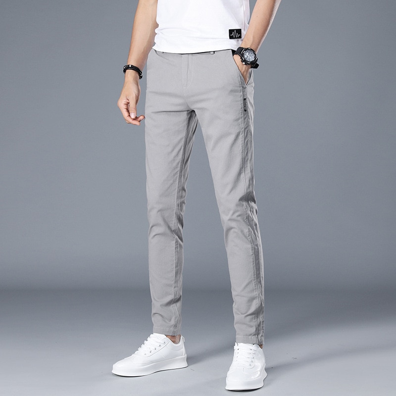 business casual men pants