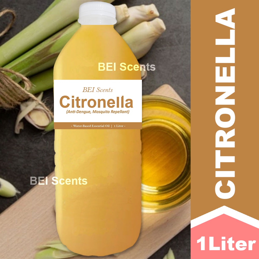 BEI CITRONELLA Premium Hotel Scents 1 Liter for Humidifier Diffuser Fragrance Essential Oil