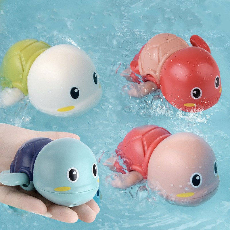 Infant Baby Cute Cartoon Swimming Clockwork Duck Whale Turtle ...