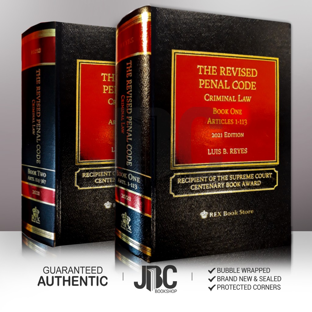 The Revised Penal Code Criminal Law Book 1 and 2 (2021