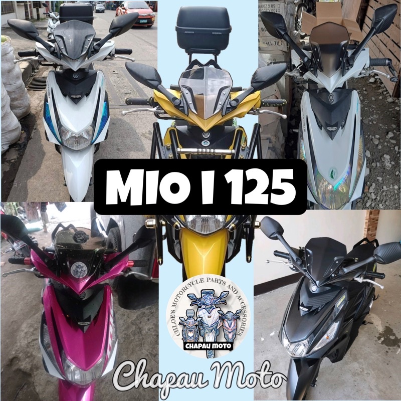 MIO I 125 M3 SIDE MIRROR BRACKET with VISOR | Shopee Philippines