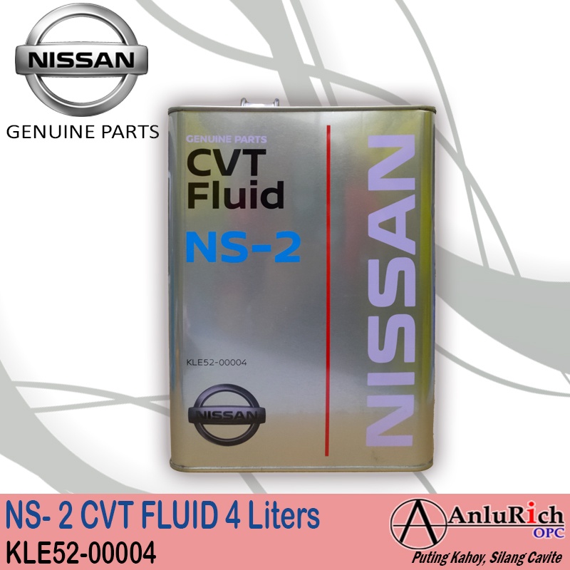 GENUINE NISSAN CVT FLUID NS2 4 LITERS KLE5200004 Shopee Philippines