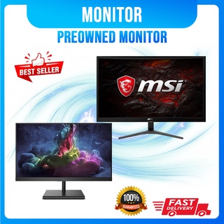 Branded Monitor 17 - 24 Inches Desktop Monitor | Full HD | LCD LED IPS | VGA HDMI DVI | Slim Wide