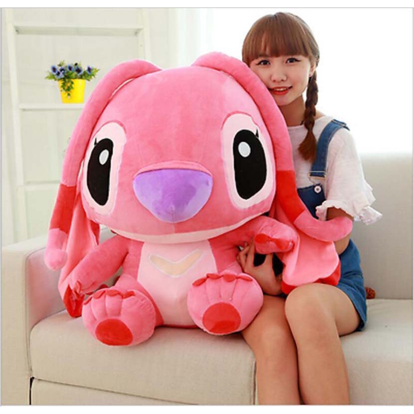 pink stitch plush