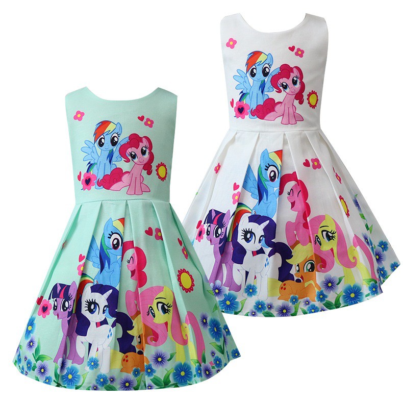 Girls baby dress Cartoon my little Pony Children's Costume dress | Shopee  Philippines