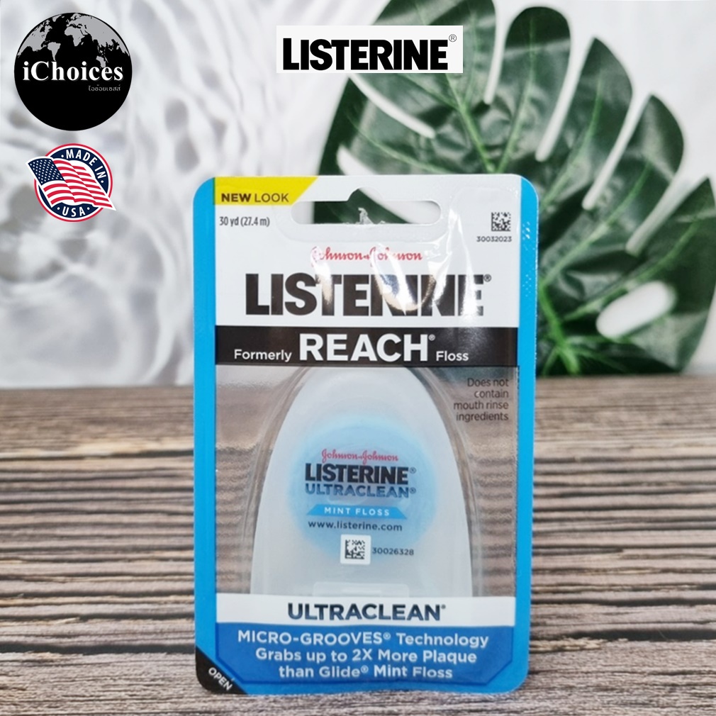 (Listerine) Formerly REACH Floss Ultraclean Mint 27.4 m Listerine ...