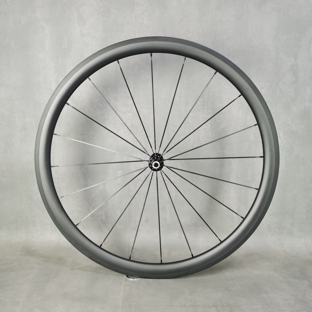 700C carbon front wheels 38mm depth 25mm width rim brake clincher/Tubular Road bike carbon front