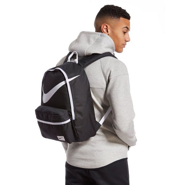 nike halfday backpack black and white