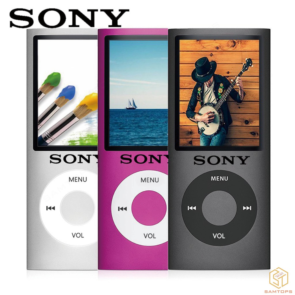 SONY MP4 Player Digital Led Video Music Video Media Player FM Radio 