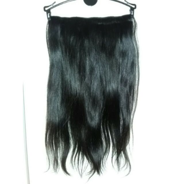 Clip On Hair Extension Human Hair 100 Shiny Thick Hair