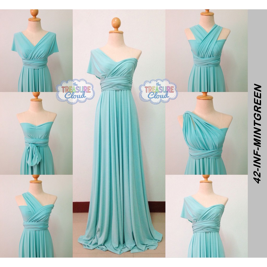 infinity dress powder blue