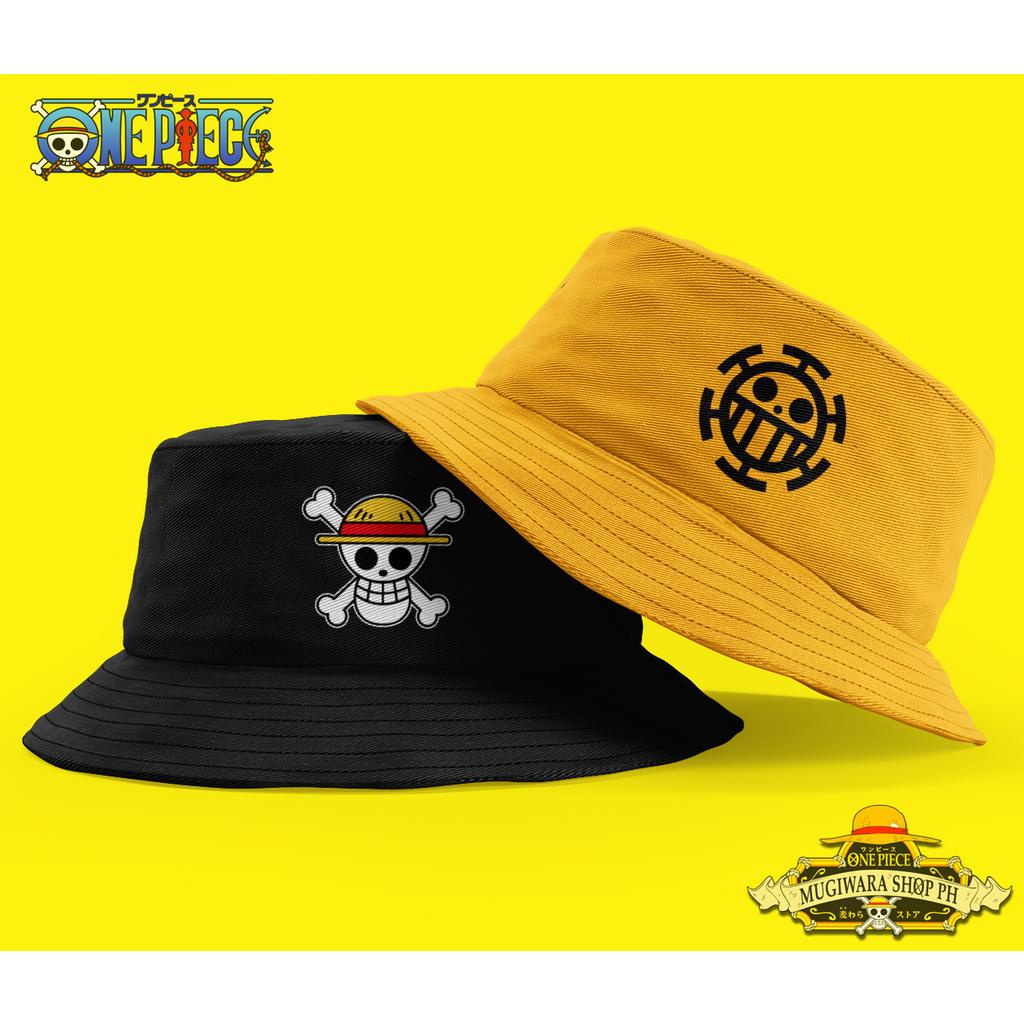 ONE PIECE Anime Bucket Hat featuring Mugiwara Crew Logo Character