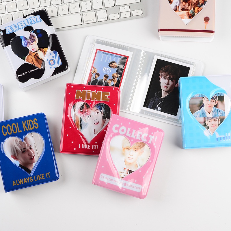 36 Pockets Holds Mini Photo Album for Lomo Card Photocard Fuji Instax Name Card 7s 8 25 50s Mini Ph