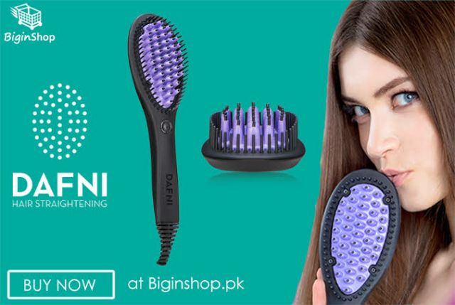 Hair straightening brush iron dafni | Shopee Philippines