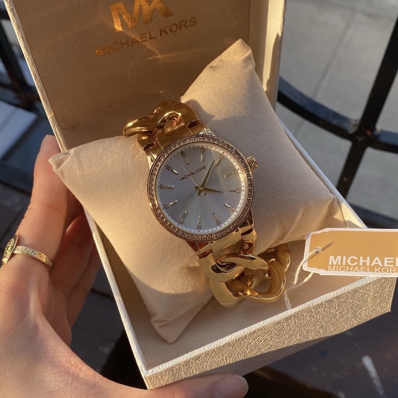 Gold Chain Watch Women's (MK) Shopee Philippines