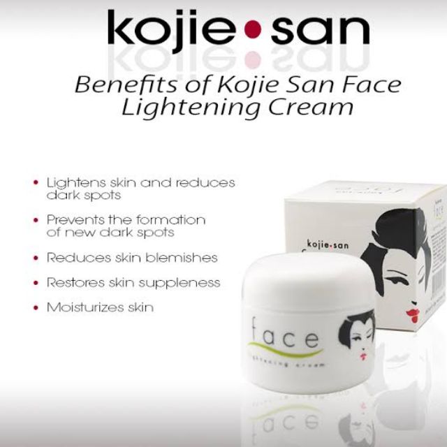 kojie san skin lightening face cream