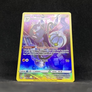 Pokemon TCG Chandelure Character Rare TG04/TG30 2022 Sword & Shield ...