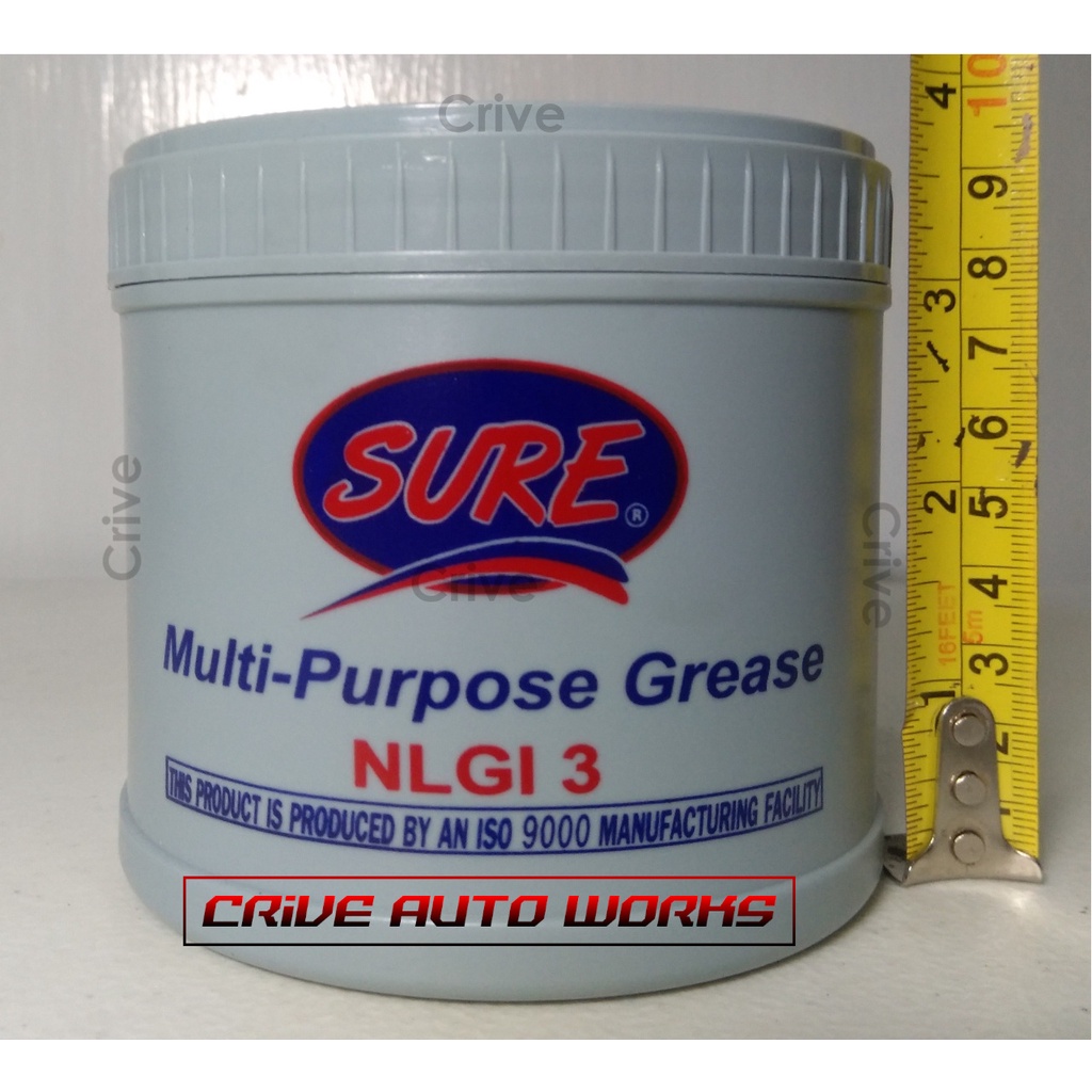 Sure MultiPurpose Grease NLGI 3 (500g) Shopee Philippines