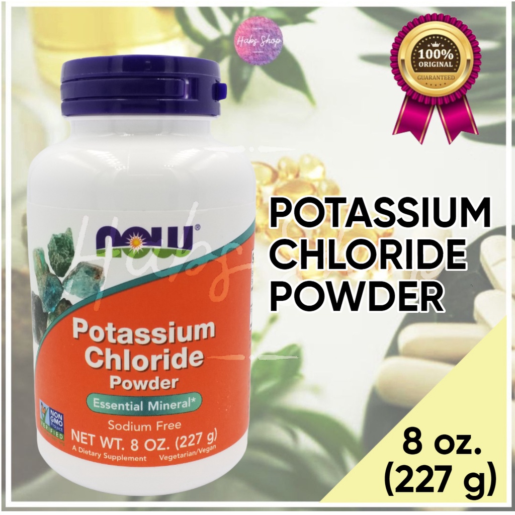 Now Foods Potassium Chloride Powder 8 oz (227 g) Shopee Philippines