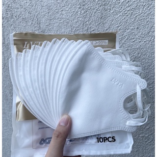 LVTA 3D new series premium facemask White 10pcs