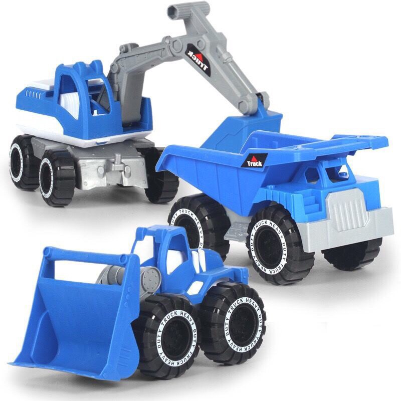 blue excavator toy