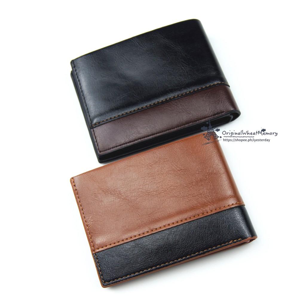 Mens Wallet Smooth leather Fashion Packet Wallet