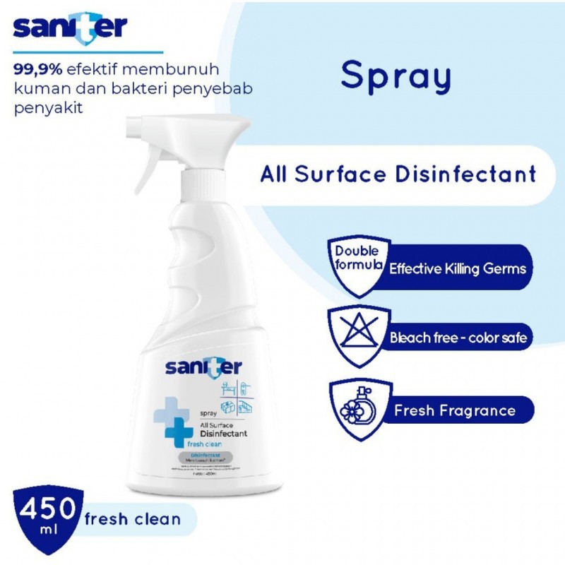 All Surface Disinfectant Spray Saniter (450 Ml) Shopee Philippines