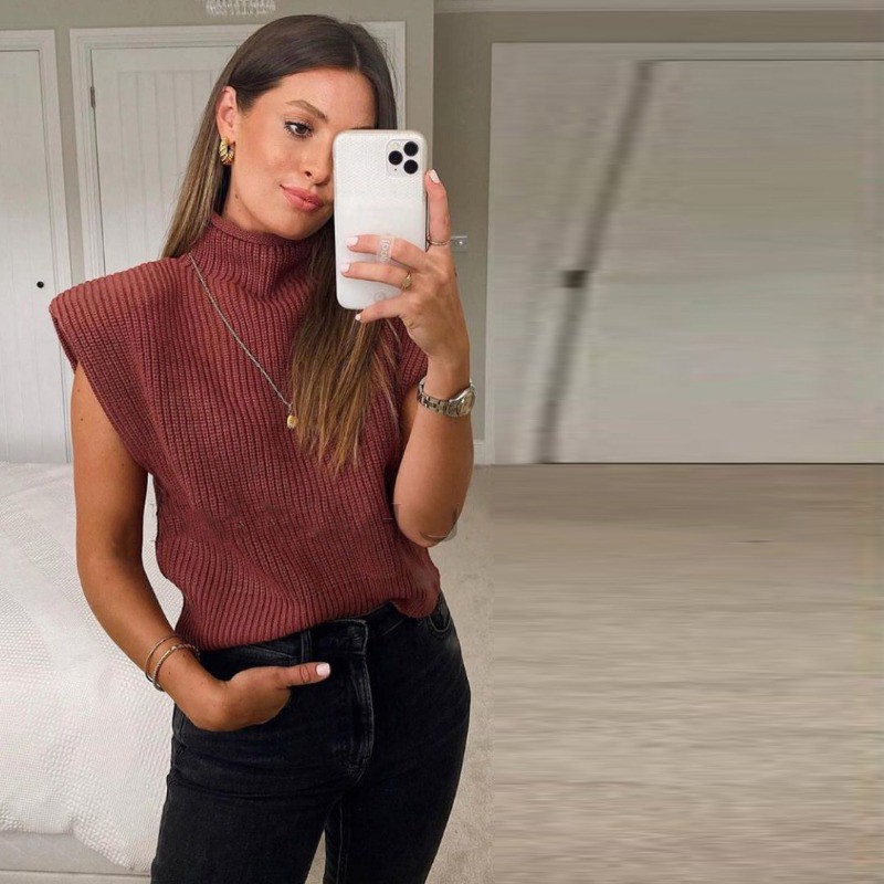 half shoulder sweater