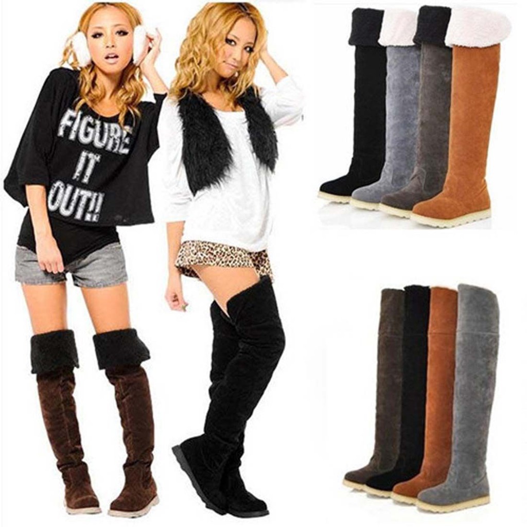 fashion to figure thigh high boots