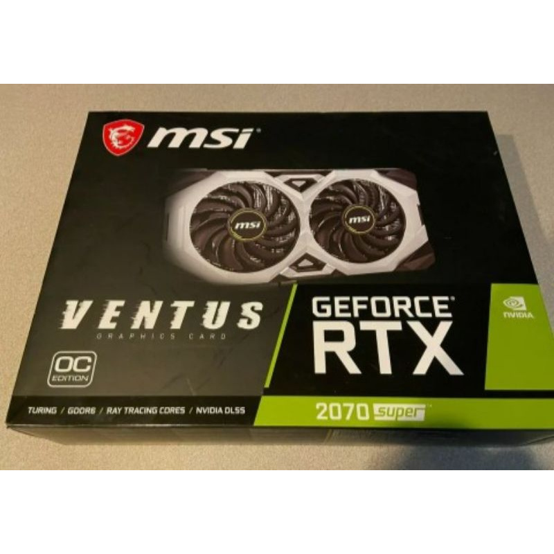 MSI GeForce RTX 2070 Super Ventus OC 8GB GDDR6 Graphics Cardg Shopee  Philippines