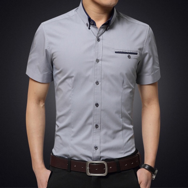 polo short sleeve dress shirts