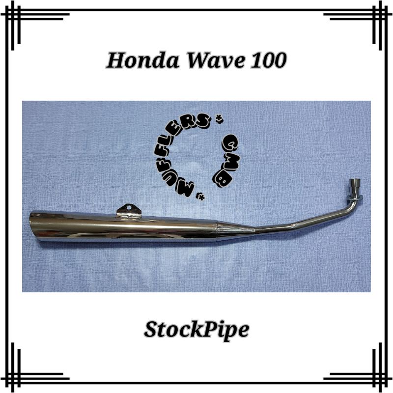 Honda Wave 100 StockPipe Stainless Muffler Shopee Philippines