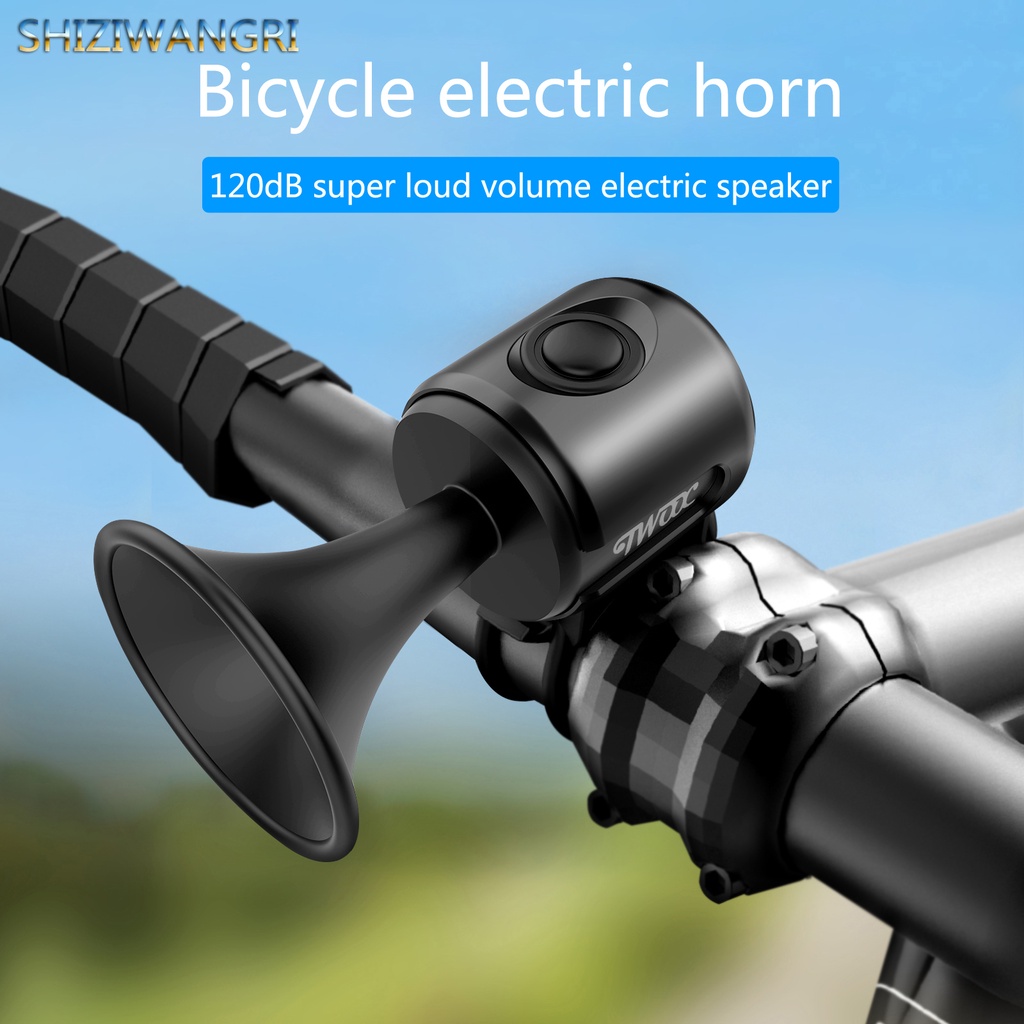 Bike Electronic Loud Horn 120 db Warning Safety Electric Bell Police