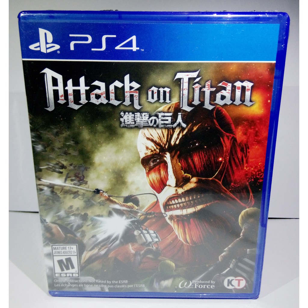 attack on titan ps4 game